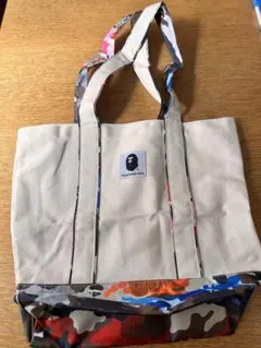 A BATHING APE トートバッグ カモフラ柄 新品