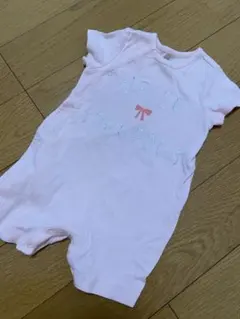 babyGap ピンクロンパース