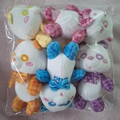 えーぱんだ　リボン　ギンガム　マスコット