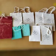 高級ブランド 紙袋セット 3種９枚まとめ売り