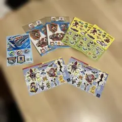 妖怪ウォッチのバラン、ポケモンと新幹線のシール