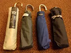 ■Wpc. 折りたたみ傘 日傘 晴雨兼用 UVカット ４本セット まとめ売り■