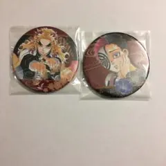 鬼滅の刃 幕間画集描き下ろしイラスト箔押し57mm缶バッジ煉獄杏寿郎 2