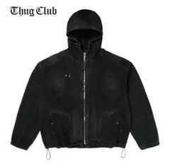 THUG CLUB デニムフーディ ジャケット 黒 サイズ2 新品 2026年最新】thug club デニムジャケットの人気アイテム - メルカリ