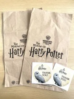 【非売品・レア】ヘドウィグ ステッカー　ハリーポッター　スタジオツアーショッパー