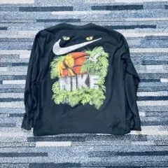 Nike ロンT ブラック　バックプリント