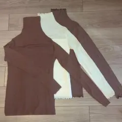 シアー　長袖トップス S-M　3枚セット（バラ売り可）