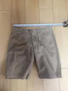 ベージュ コットン混紡 ショートパンツ 34インチのサムネイル