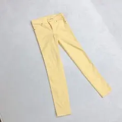 LEE　リー　デニム　スキニー　黄色　イエロー　レディースパンツ　Mサイズ