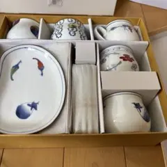 和風デザイン 陶器食器セット