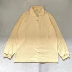 LEONARD レオナールスポーツ 長袖 ポロシャツ 黄色 長袖カットソー