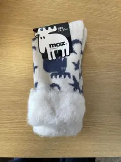 moz トナカイ柄ソックス 23-25cm