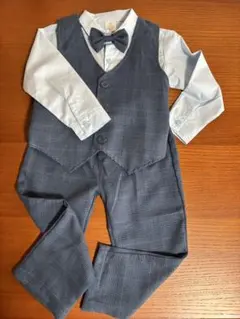 キッズフォーマルスーツ 100cm 男の子　シャツ　ベスト　入園卒園　発表会