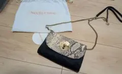 See by Chloé ショルダーバッグ 黒/ヘビ柄のサムネイル