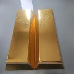 GOLD TISSUE PAPER 2個セット 金塊風 ティッシュケース