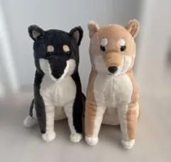 くったり 柴犬 元気いっぱい JB ぬいぐるみ 30cm くろりん しろりん