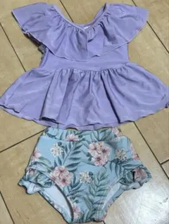 petit main ベビー水着セット 80