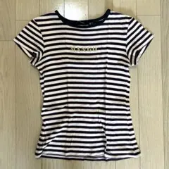 MANGO Tシャツ　レディース　L（細身のジャストサイズ）ボーダー柄のサムネイル