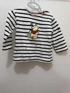 petit main くまのプーさん 長袖カットソー