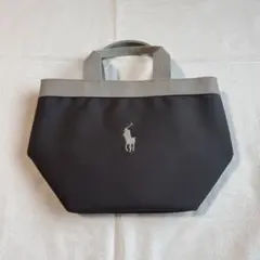 Polo Ralph Lauren ホーム ダークグレー ハンドバッグ