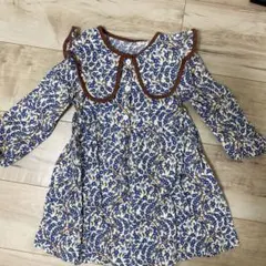 花柄コットンワンピース　3y