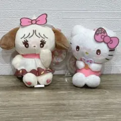 【匿名配送】mikko×Sanrio ドーナツデザインマスコット　2種セット