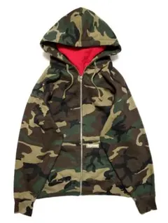 supreme カモフラージュ ジップアップパーカー SUPREME】COLLEGIATE APPLIQUE ZIP UP HOODED SWEATSHIRT 25FW