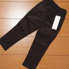 フロントスリットパンツ コーデュロイ 100 こげ茶