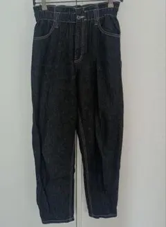 ✩INDIGO.JUNCTION ✩デニムパンツ ウエストゴム L