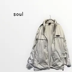 【soul 】ジャージ上下セット オフホワイト　ウィンドブレーカー