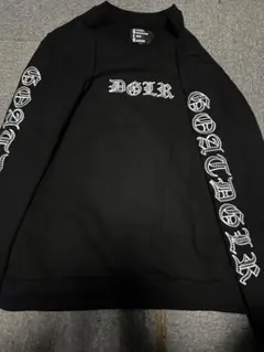 DGLR ロゴ入り ブラック トレーナー