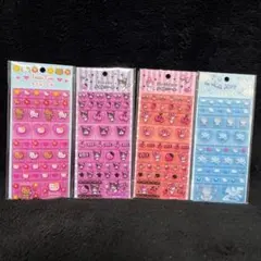 【正規品】サンリオキャラクター　タイルシール4枚セット