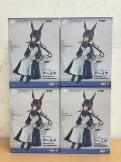 アークナイツ　アーミヤ　新聞配達員ver ぬーどるストッパーフィギュア　4個