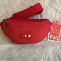 DIESEL ボディバッグ レッド 新品