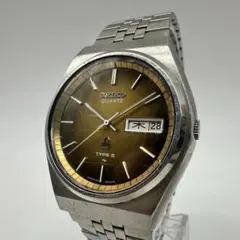 美品 稼働 SEIKO TYPE II クォーツ腕時計 7123-8010