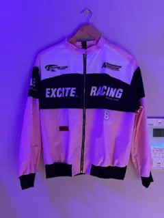 ★レーシング カー ジャケット ピンク S★