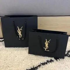 YSL イヴ・サンローラン　ショッパー　２枚セット　ショップ袋　紙袋