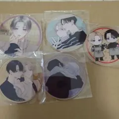 パーフェクトアディクション　アクリルコースター 5枚　BL グラッテ 美山薫子