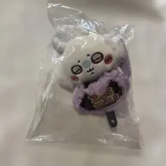 ちいかわ デスクトップから見守るひっかけぬいぐるみ(うちわ持ちモモンガ)新品のサムネイル