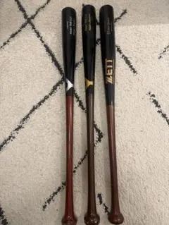 硬式木製バット 2本セット MizunoPro ZETT - メルカリ