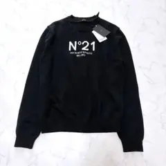 タグ付✨6万 N°21 ヌメロヴェントゥーノ クルーネック ニット セーター Lのサムネイル