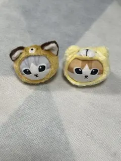 mofusand　モフサンド　ぬいぐるみクリップ　 2個セット　ガチャガチャ