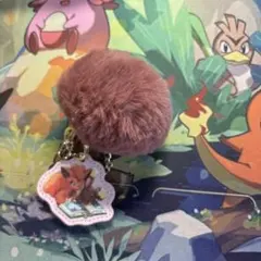 ポケモンセンター ほんわかぽかぽか ファーキーチェーン ロコン＆ミミロルのサムネイル