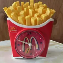 ヴィンテージ　マクドナルド　ポテトクロック　置き時計　1998