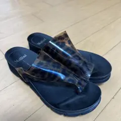 最終値下げMolini ヒョウ柄サンダルのサムネイル