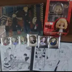 東京リベンジャーズ　マイキーねんどろいど　アートパネル　アルティメタル　缶バッジ