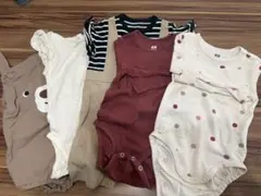 サロペット・GU・H &M ロンパースなど5点詰め合わせ　７０サイズ