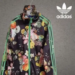 超希少⚡廃盤品adidasパーカー トラックパンツ セットアップ 紫陽花柄S