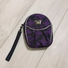 ANNA SUI アナスイ パープル バタフライ ポーチ