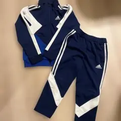 adidas ジャージ ネイビー/ホワイト